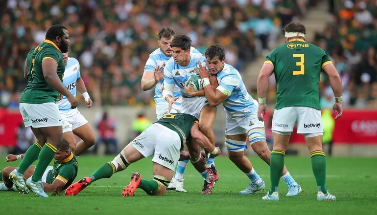 Los Pumas cayeron ante un revitalizado Sudáfrica y quedaron cerca en el Rugby Championship