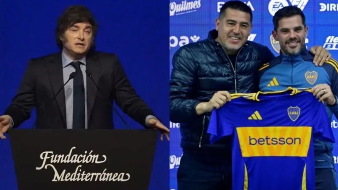 Javier Milei recordó que dejó de ser hincha de Boca por culpa de Riquelme y Gago