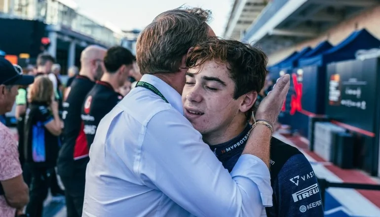 Colapinto reveló el insólito diálogo con Williams en el GP de Austin de F1: “Dale, amigo”