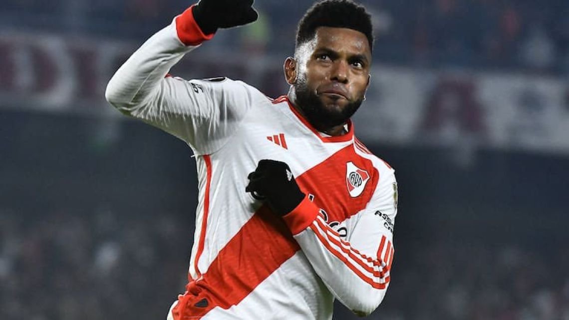 Miguel Borja se iría de River Plate a fines de 2025