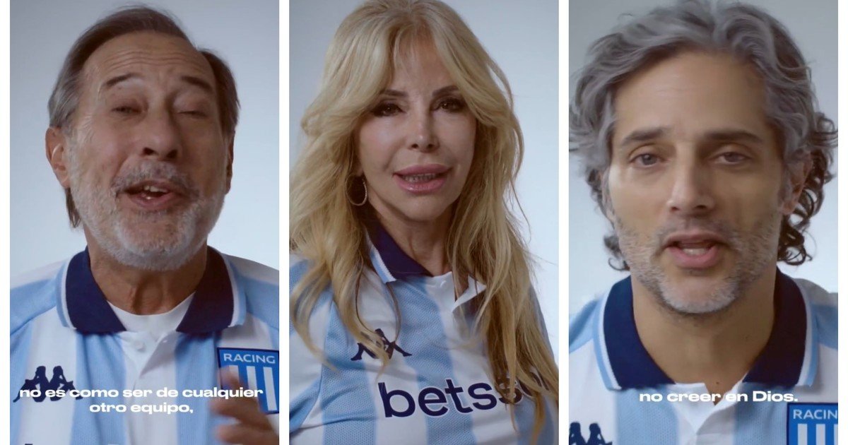 Video: Francella, Graciela Alfano, Furriel y otros famosos en la campaña de Racing :: Olé