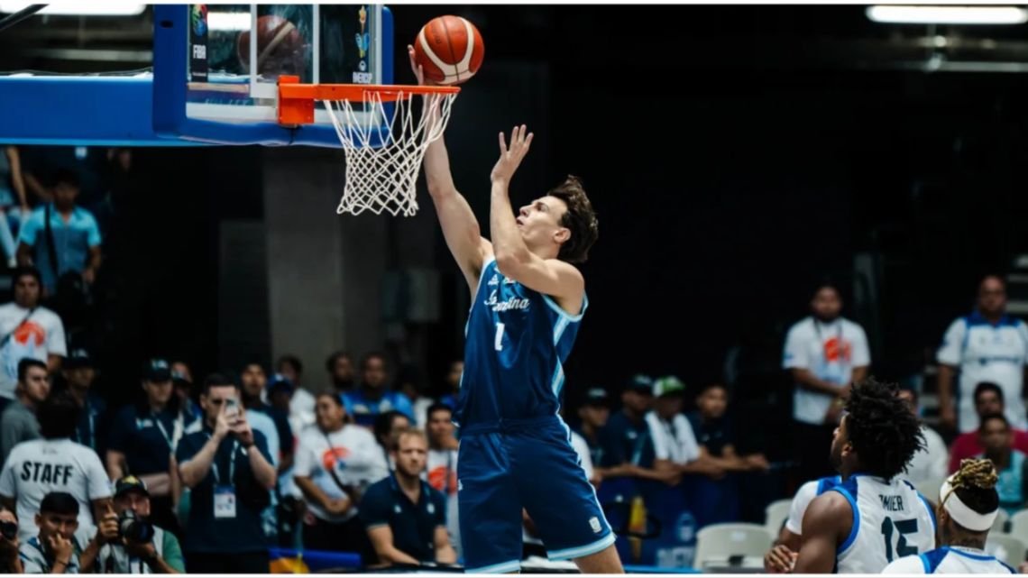 Argentina arrancó con autoridad en la AmeriCup 2025 con una victoria de 94-70 ante Nicaragua