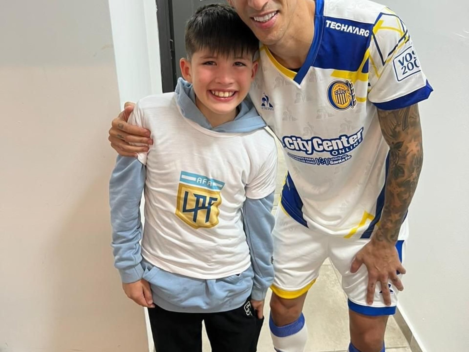 El gran gesto que tuvo Di María con el hijo de un rival tras el empate entre Central y Atlético Tucumán :: Olé