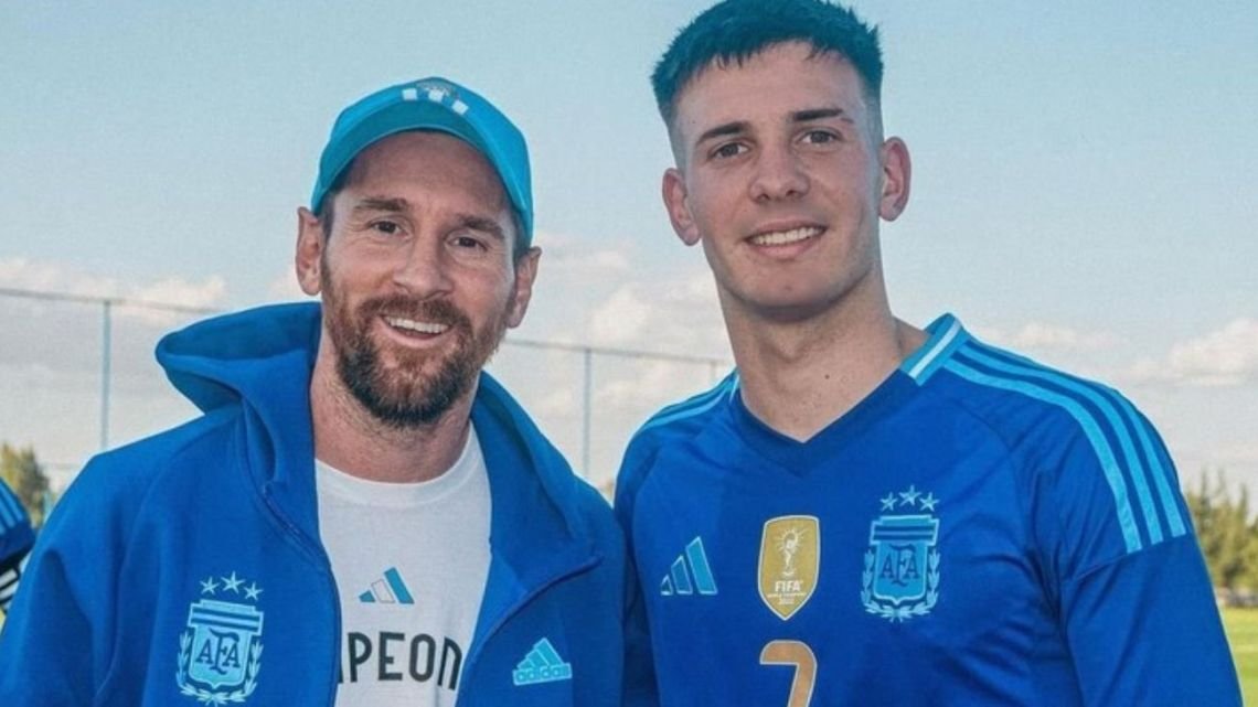 Franco Mastantuono aseguró que Lionel Messi “es el mejor jugador del mundo”