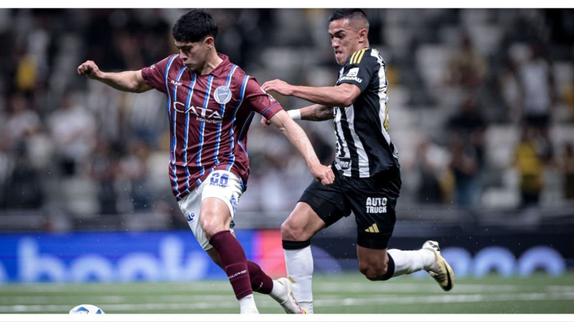 Godoy Cruz perdió 2-1 ante Atlético Mineiro en la ida de los octavos de final de la Copa Sudamericana