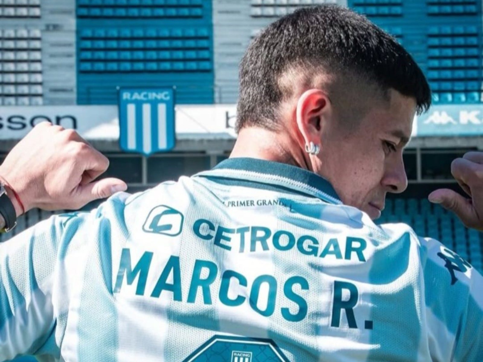 La inédita presentación de Rojo como refuerzo de Racing: Marcos R. :: Olé