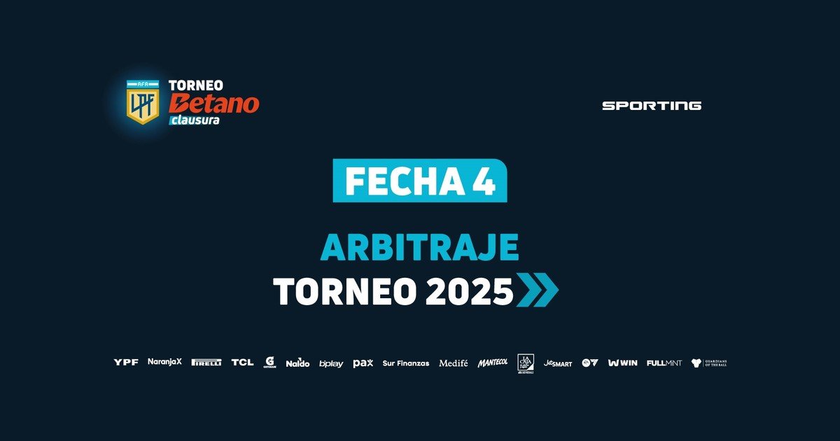 Se definieron los árbitros para la cuarta fecha del Torneo Clausura :: Olé