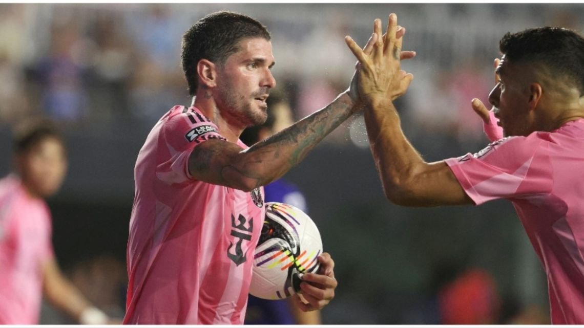 Sin Lionel Messi, Rodrigo De Paul marcó su primer gol en el triunfo del Inter Miami