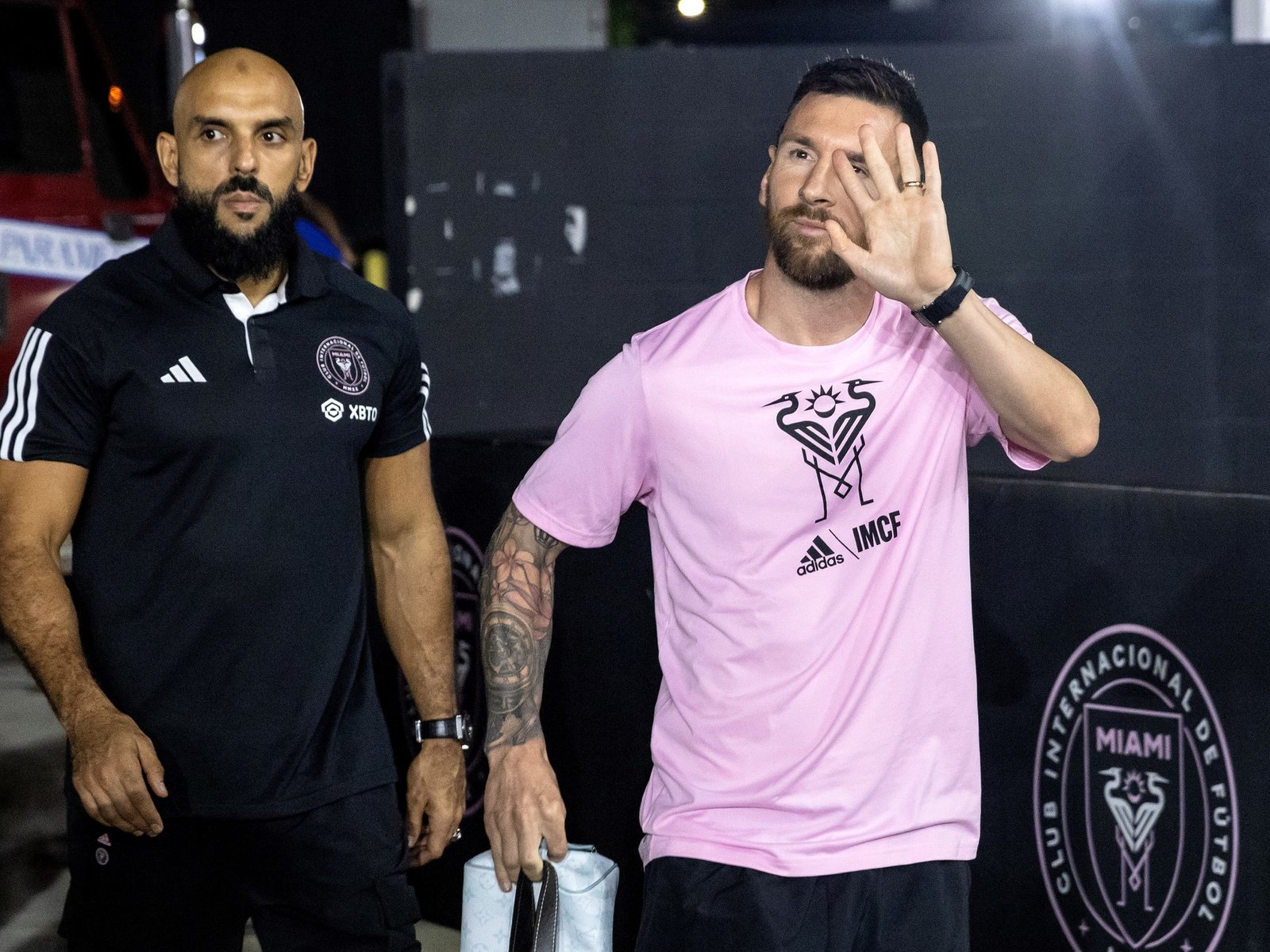 Suspenden al guardaespaldas de Lionel Messi por "conducta inapropiada" en la Leagues Cup