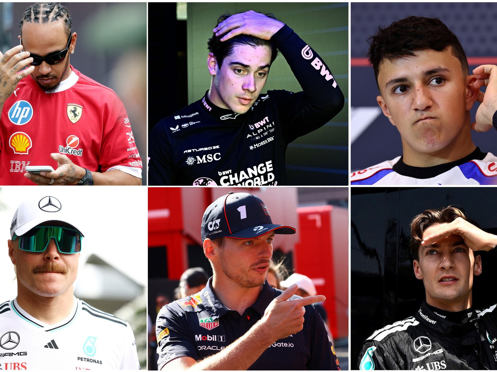del futuro de Colapinto a las grandes dudas en Ferrari y Mercedes