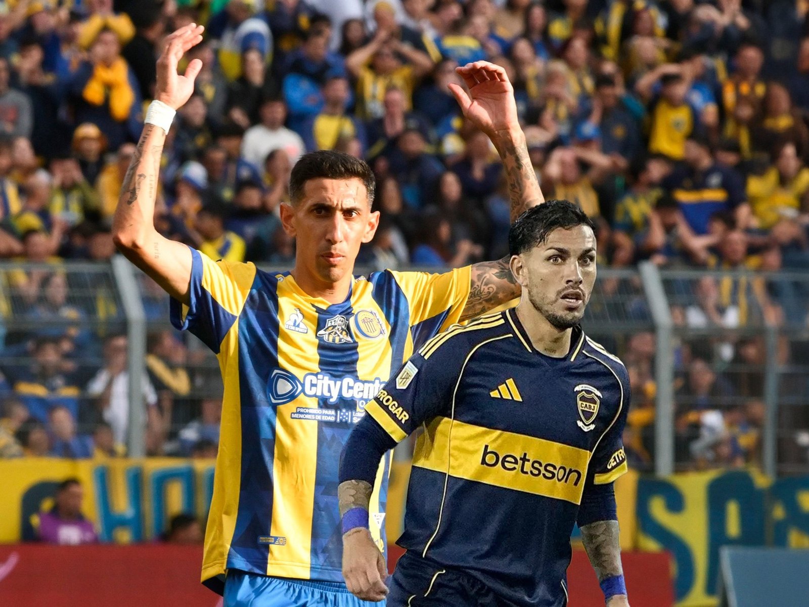 Di María vs. su amigo Paredes en Central-Boca: “Nos estamos jugando mucho”, la “patadita” y la charla que tuvieron :: Olé