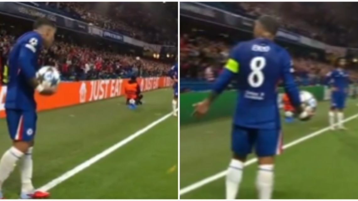 Enzo Fernández fue agredido con proyectiles en pleno partido de Champions League