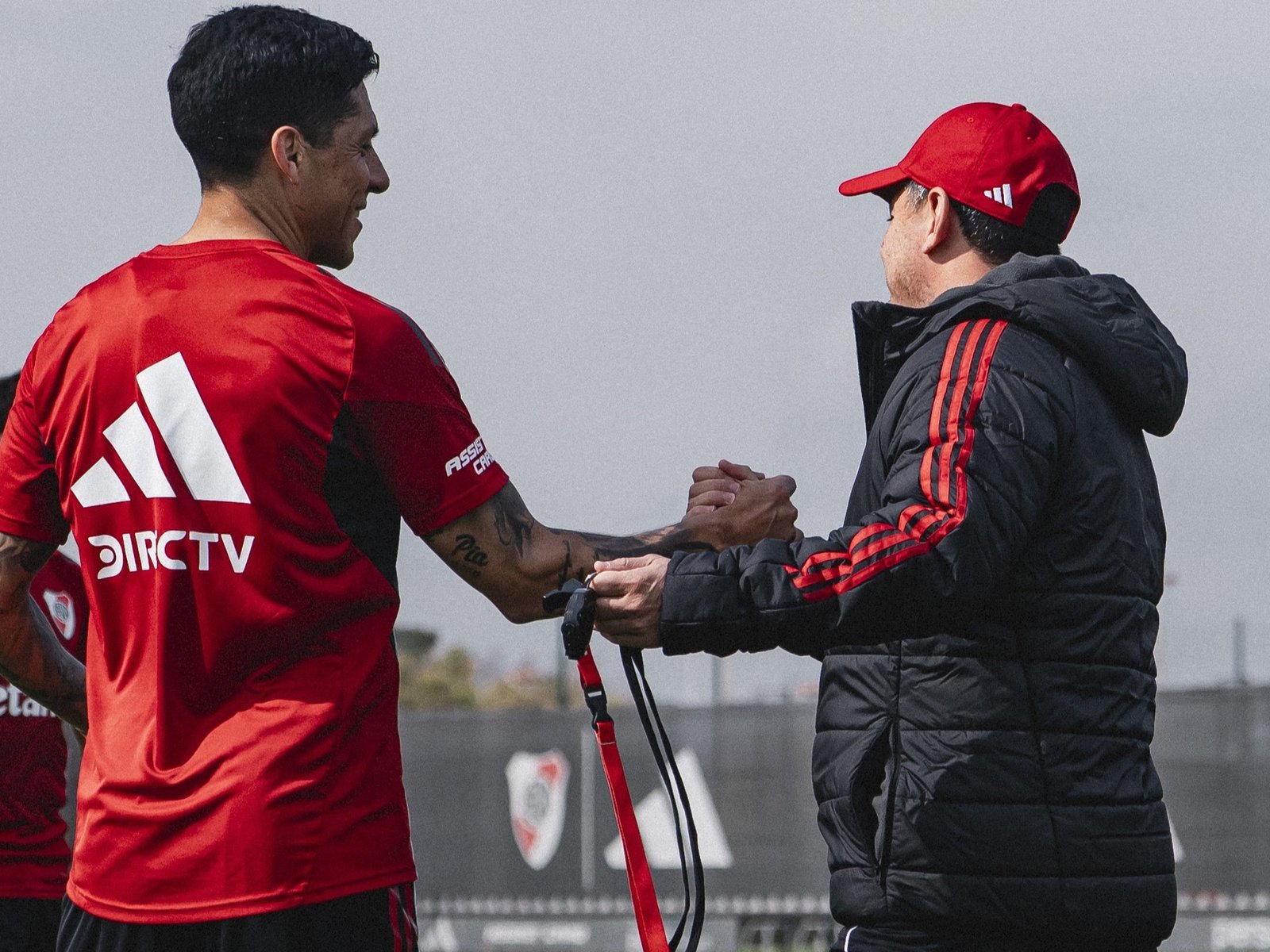 Enzo Pérez y un indicio claro antes del duelo frente a Racing :: Olé