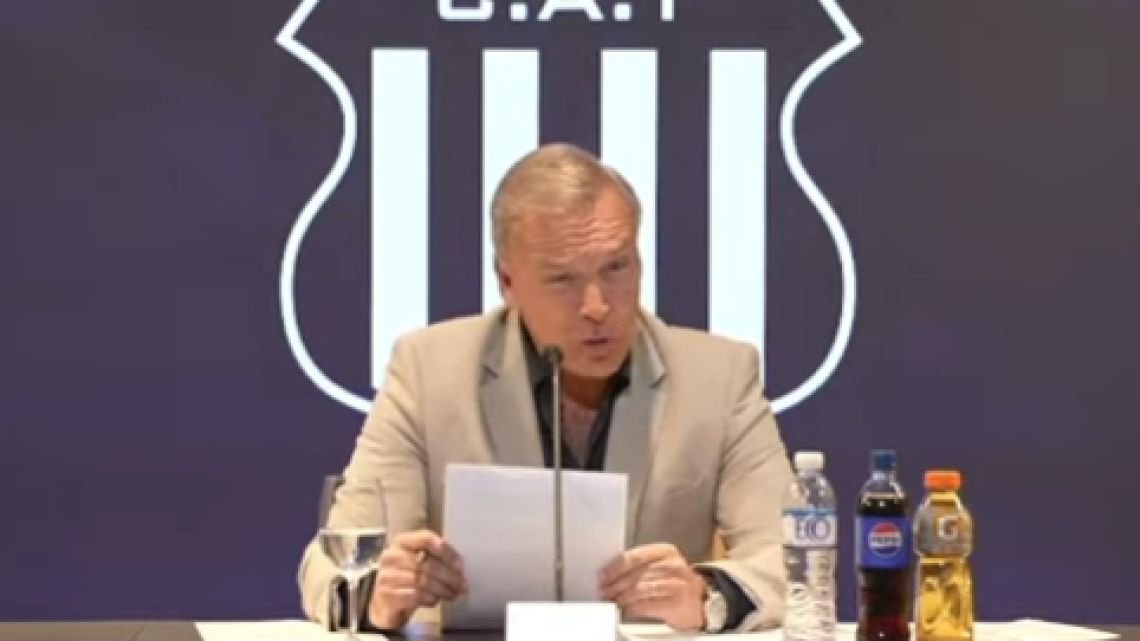 Fassi: "Expreso públicamente unas disculpas al presidente de AFA, Claudio 'Chiqui' Tapia"