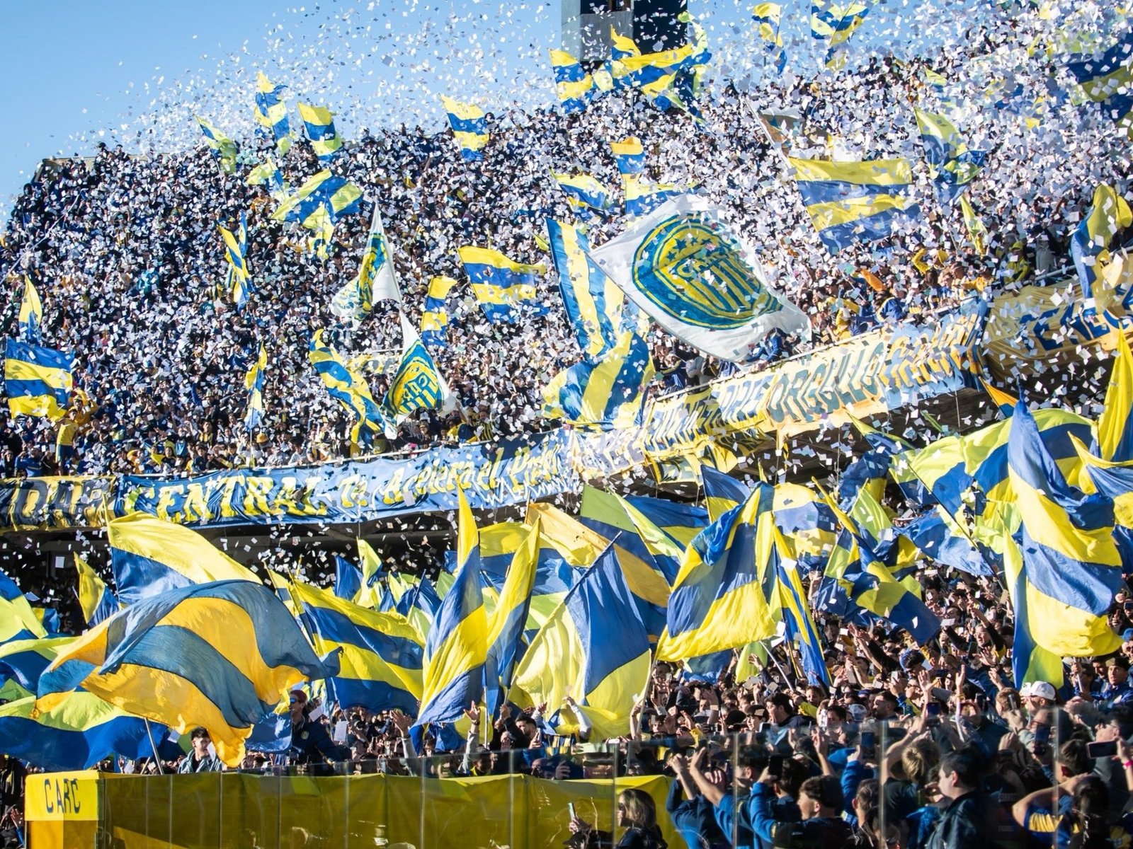 Gigante de Arroyito explotado para Rosario Central vs. Boca :: Olé