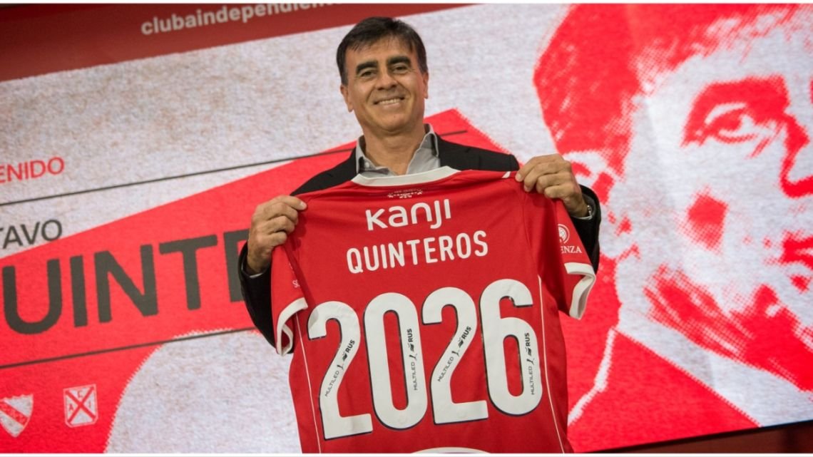 Gustavo Quinteros es el nuevo director técnico de Independiente