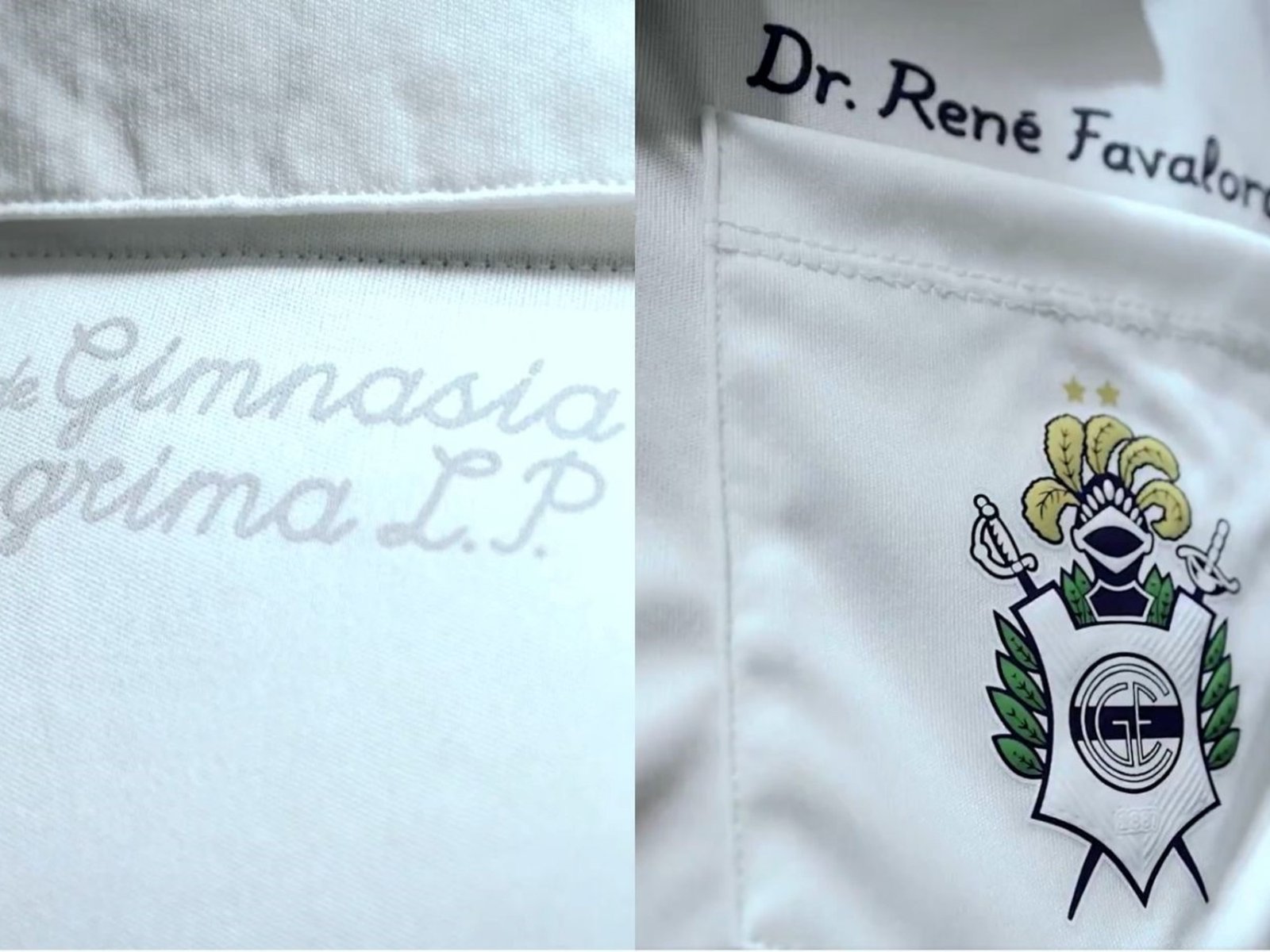 La camiseta de Gimnasia en honor a René Favaloro :: Olé