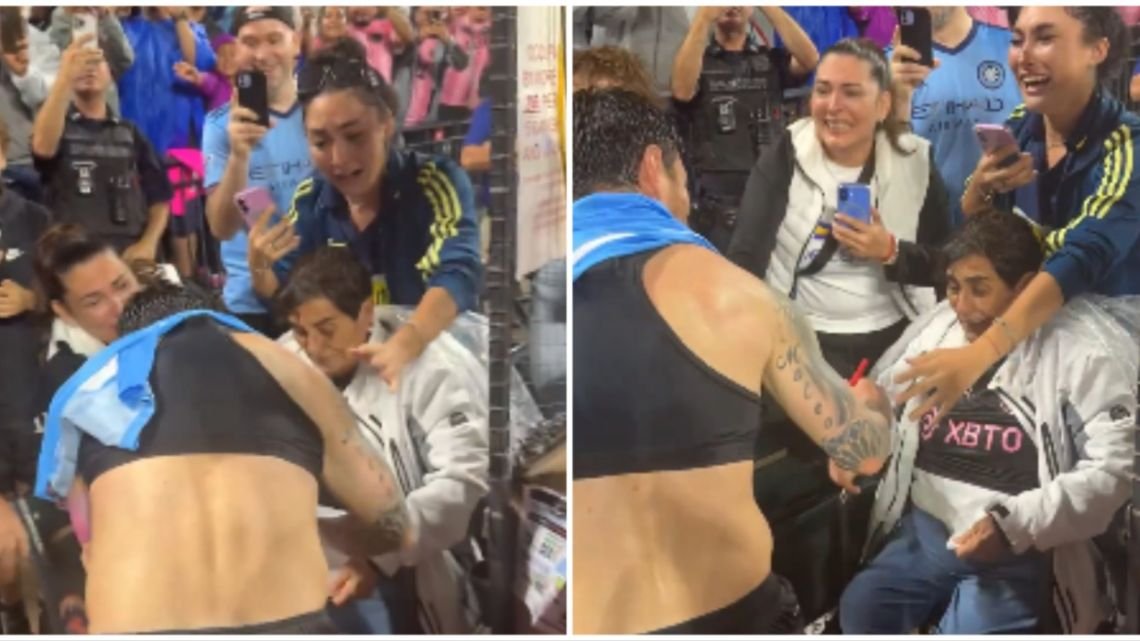 Lionel Messi emocionó al mundo con un gesto inolvidable hacia una abuela argentina