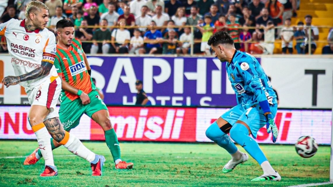 Mauro Icardi anotó un golazo en Turquía y le dio el triunfo al Galatasaray
