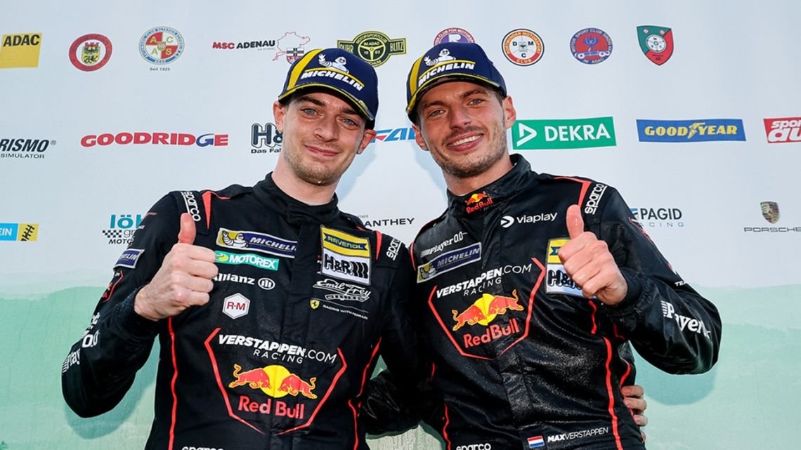 Max Verstappen ganó en Nürburgring con Ferrari