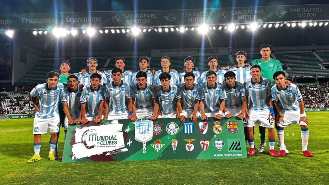 Racing perdió 1-0 ante Barcelona y quedó subcampeón del Mundial de Clubes Juvenil Sub-18