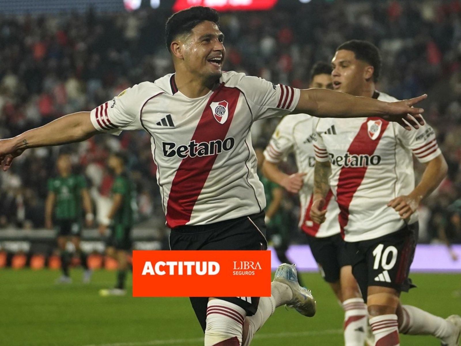 Salas: golazo, festejo especial en River y jugador Actitud Libra :: Olé