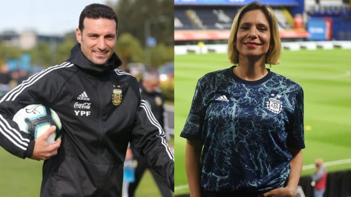 El valioso gesto de Lionel Scaloni con Ángela Lerena en la previa de Qatar 2022