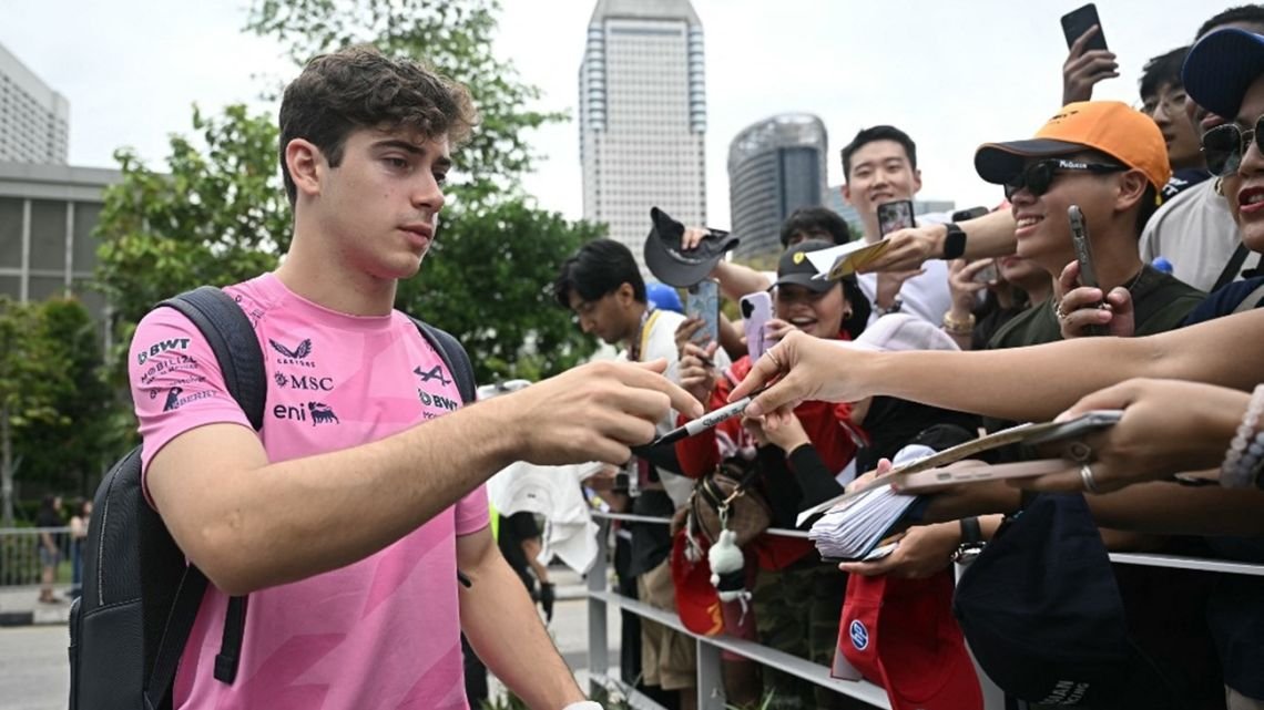 Franco Colapinto analizó su viernes en el GP Singapur