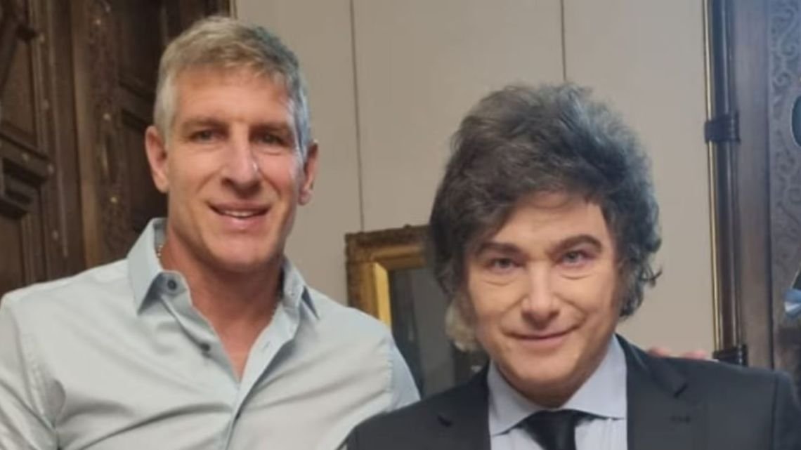 Javier Milei se emocionó al hablar de Martín Palermo
