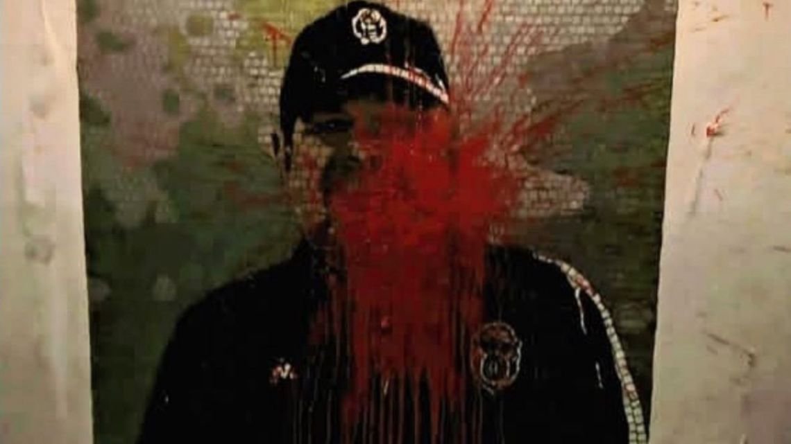 Vandalizaron el mural de Diego Maradona en el estadio de Gimnasia