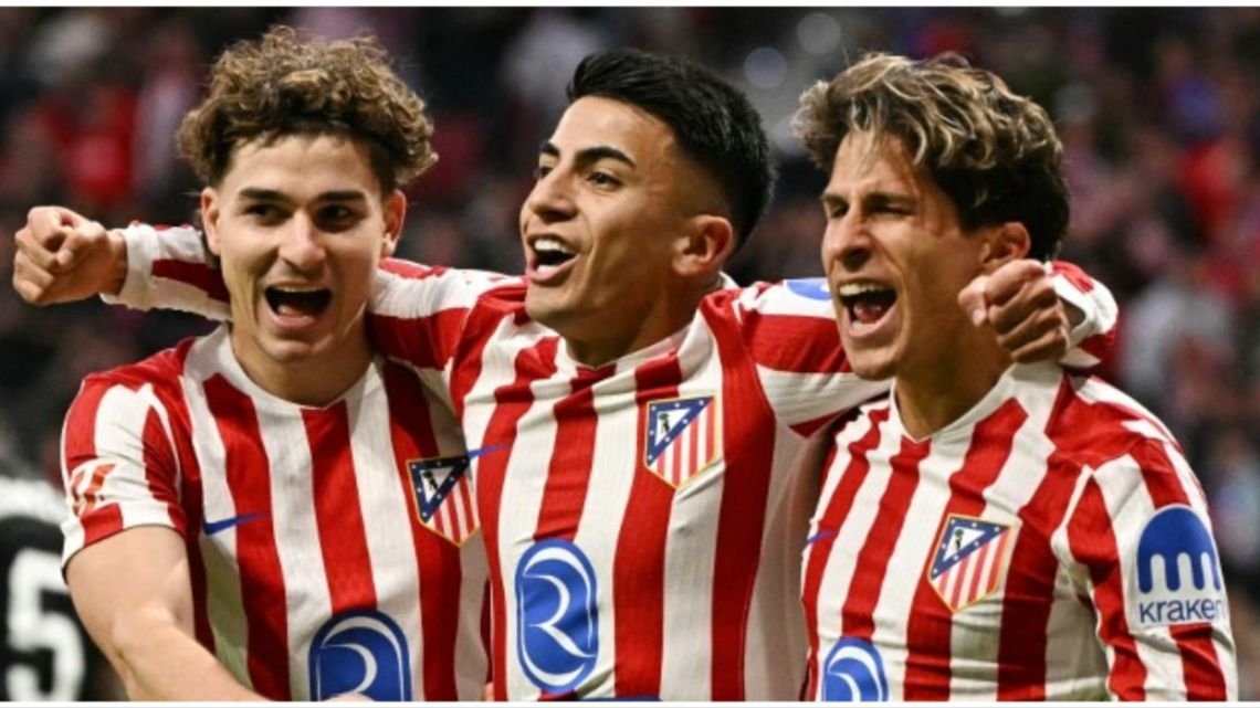 Julián Álvarez, Giuliano Simeone y Thiago Almada lideraron la goleada del Atlético de Madrid