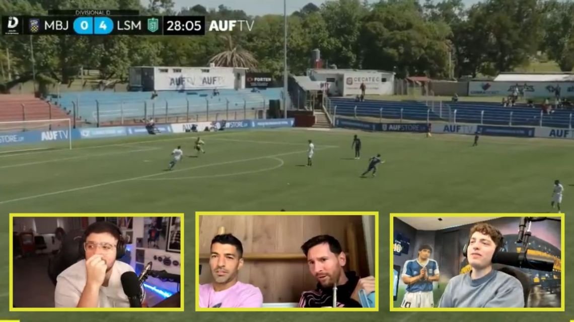 Lionel Messi y Luis Suárez reaccionaron al triunfo de su equipo con Davoo Xeneize y La Cobra