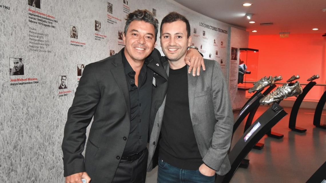 Stefano Di Carlo asume la presidencia de River con Marcelo Gallardo como primer tema de gestión