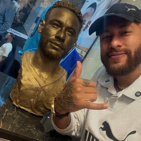 Tras regresar del Mundial, el Santos homenajeó a Neymar en su museo 