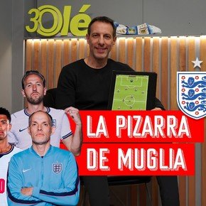 La pizarra de Vicente Muglia: así juega Inglaterra