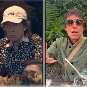 El lamento del rock inglés: el gesto de Mick Jagger en cancha y los tuits de Liam Gallagher