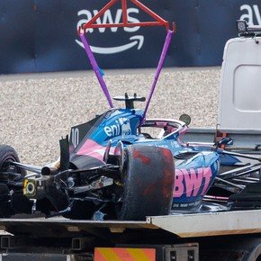Video: Duro accidente de Pierre Gasly que destrozó el Alpine en Bélgica