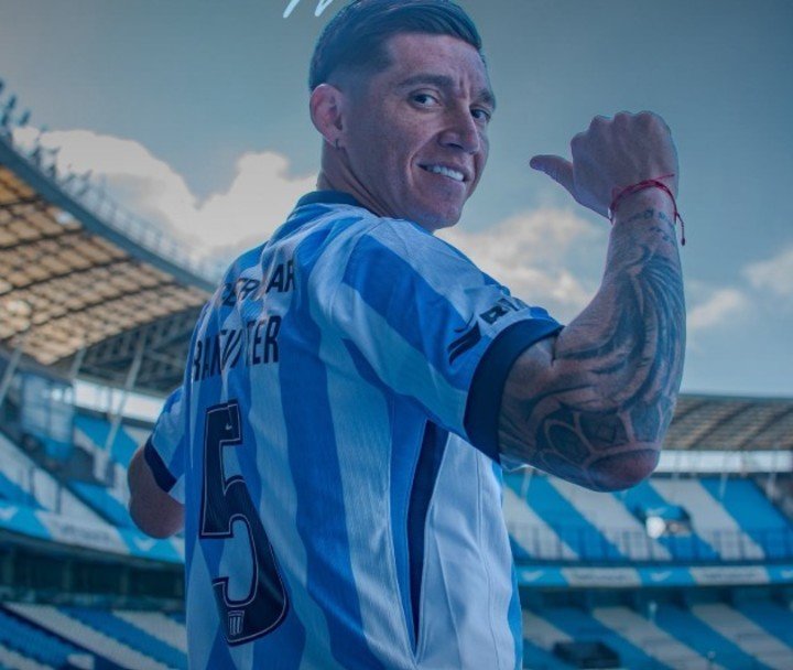 Kranevitter jugará en Racing (Prensa Racing).
