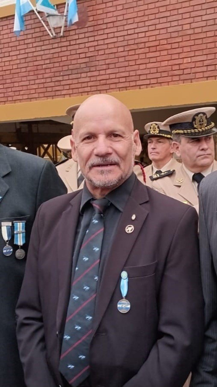Ramón Sosa, secretario general de la Federación Veteranos de Guerra 2 de Abril.