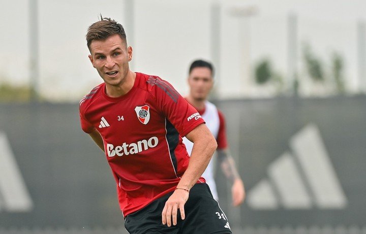 Galoppo, en el entrenamiento de River.