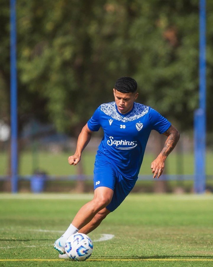Machuca, el tercer refuerzo del Rojo. (Prensa Vélez)