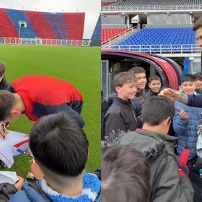 Así fue el emotivo regreso de Orlando Gill a San Lorenzo tras su Mundial consagratorio