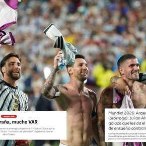 Casi uno de cada cinco titulares internacionales fue negativo con la Selección Argentina en el Mundial 2026
