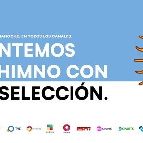 La propuesta para acompañar a la Selección antes de la final del Mundial: nueve canales pasarán una versión especial del Himno cantada por los jugadores