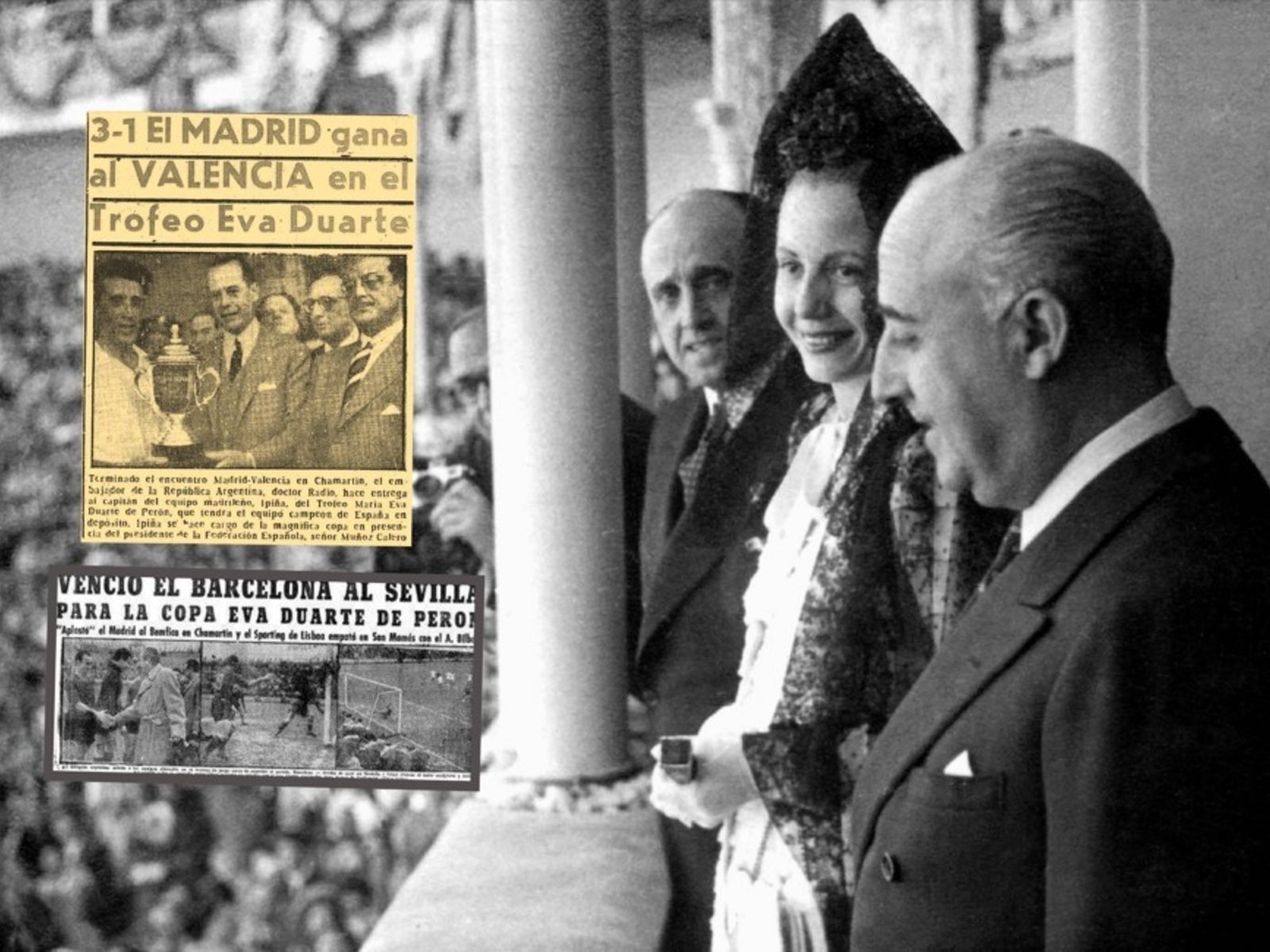 Cuando España y su fútbol querían a la Argentina: de la visita glamorosa de San Lorenzo a la Copa Eva Duarte que levantaron Real Madrid y Barcelona :: Olé