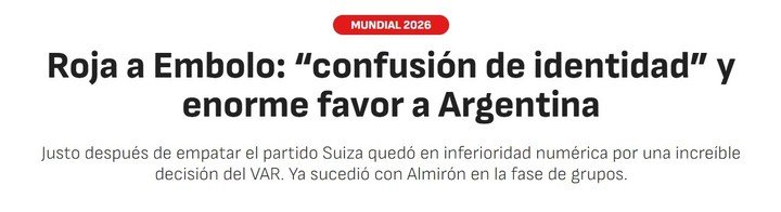 Uno de los títulos sobre el VAR.