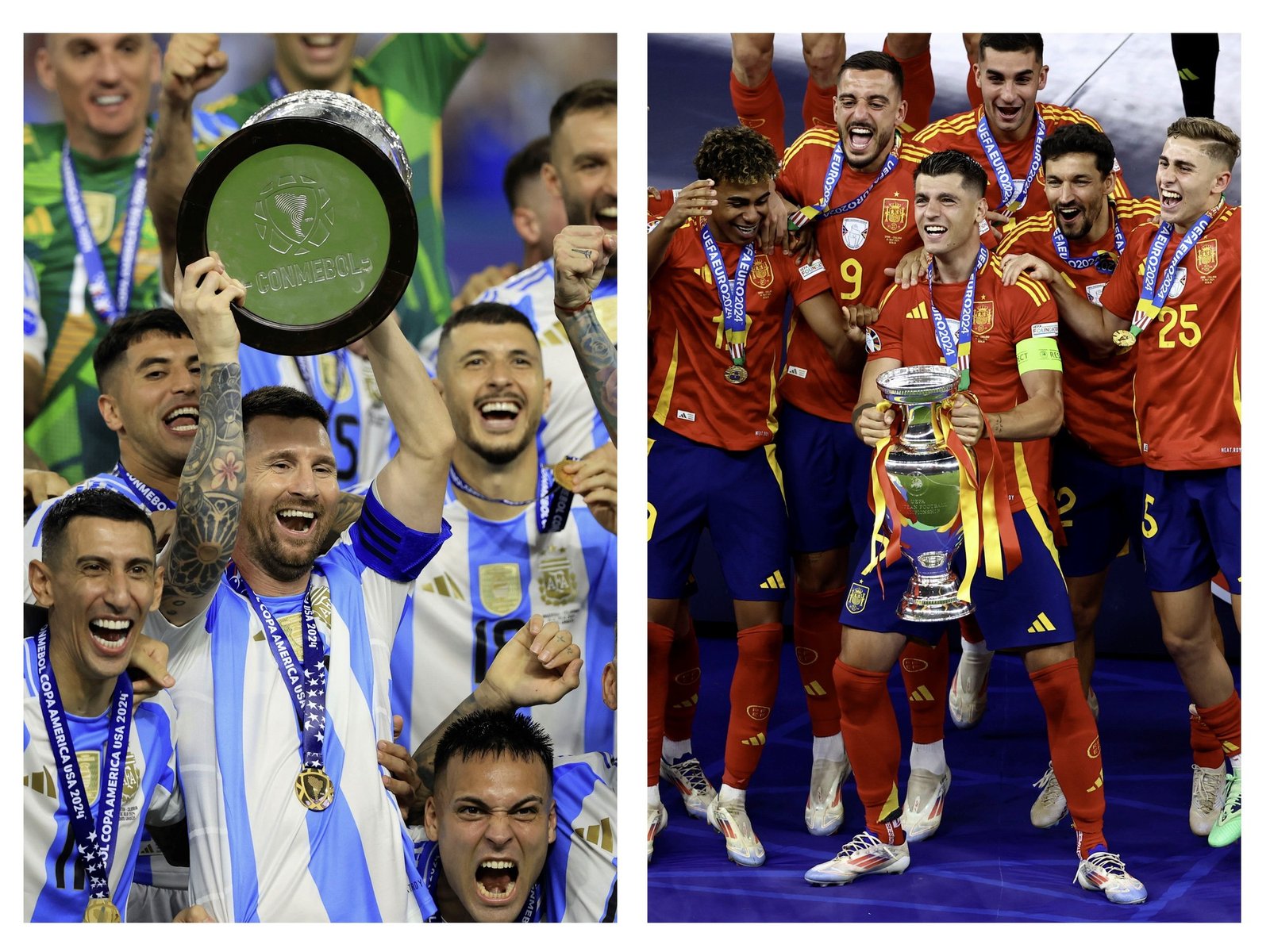 El mano a mano entre Argentina y España: cuántos titulos tiene cada selección y cuáles son sus mayores logros :: Olé