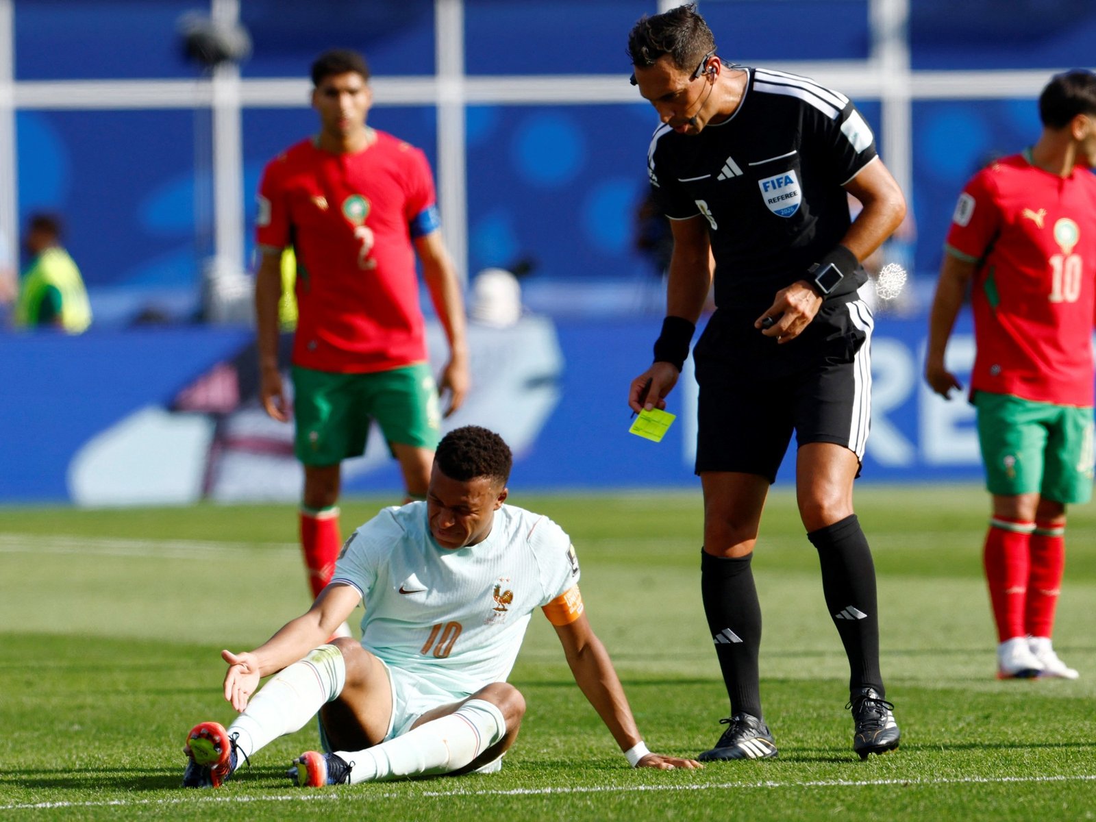 Facundo Tello tuvo una destacada actuación en Francia vs Marruecos y silenció las suspicacias que había sembrado Didier Deschamps