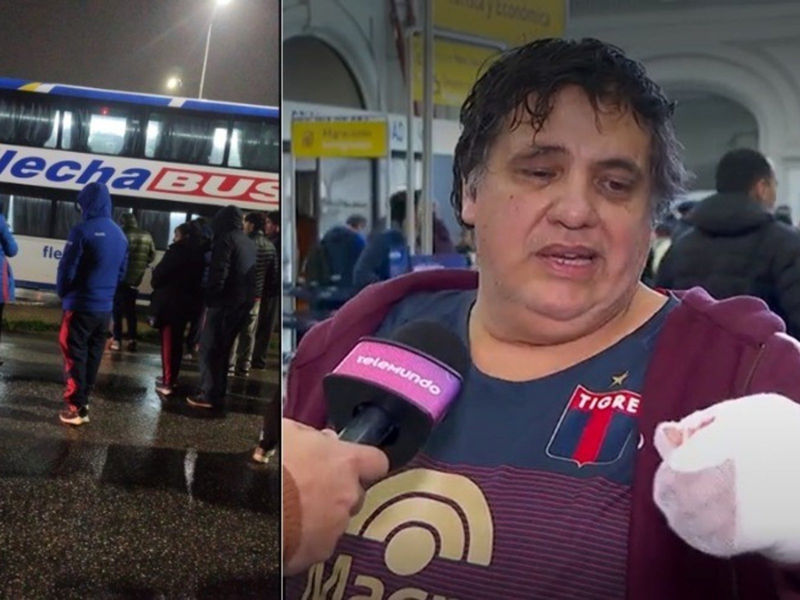 Habló el hincha de Tigre baleado en Uruguay: "Lo importante es que ganamos 3 a 0" :: Olé