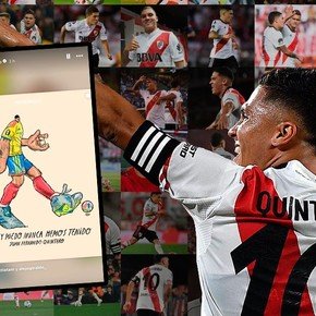 Los últimos posteos de Juanfer Quintero antes de rescindir con River: "Plata y miedo..."